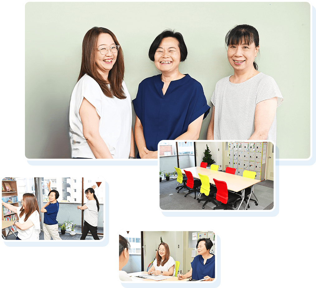 ジョブステーション大井町の職員の方々