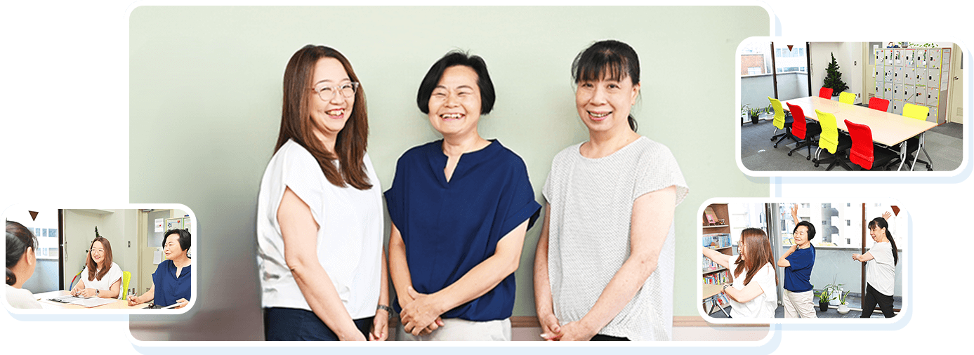 ジョブステーション大井町の職員の方々