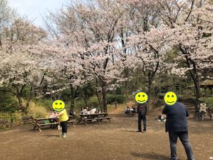 品川区民公園へお花見に出かけました