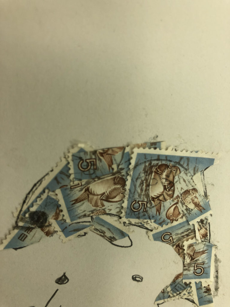ウォーキングで切手博物館に行きました。