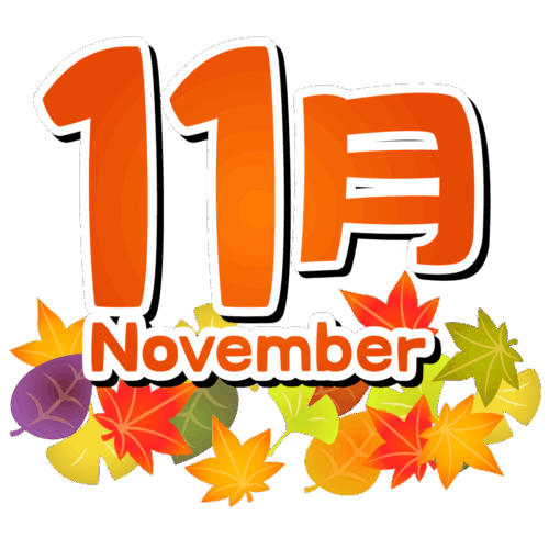 １１月スケジュールのお知らせです🍁