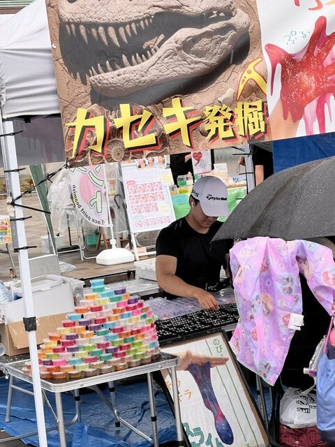 雨の「兵庫神戸縁日」🎐🍦☔
